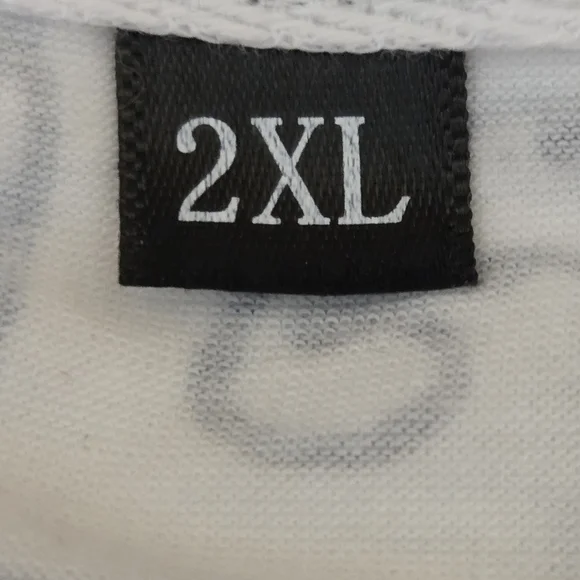 Colorful Cat Print Short Sleeve Shirt 2XL - Picture 2 of 8